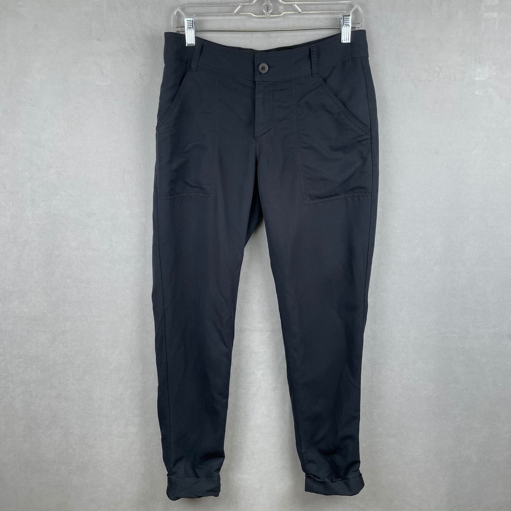 Joes Jeans Take Me Slowly Black Utility Tapered Cargo Pants Back Cinch Buckle 26